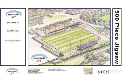 Bayview Park Stadium Fine Art Jigsaw Puzzle - East Fife FC